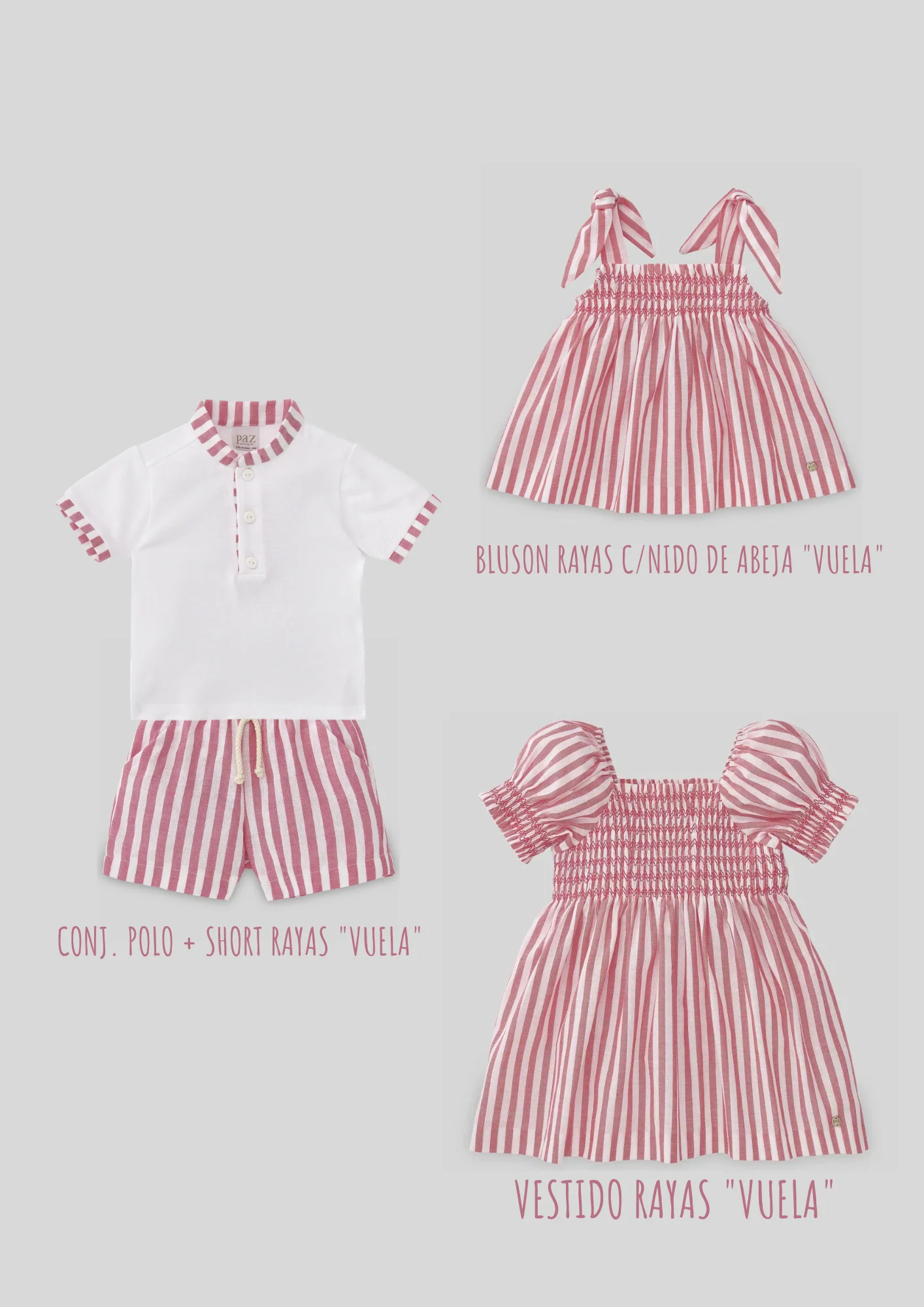 CONJ. POLO + SHORT RAYAS "VUELA" - Imagen 5