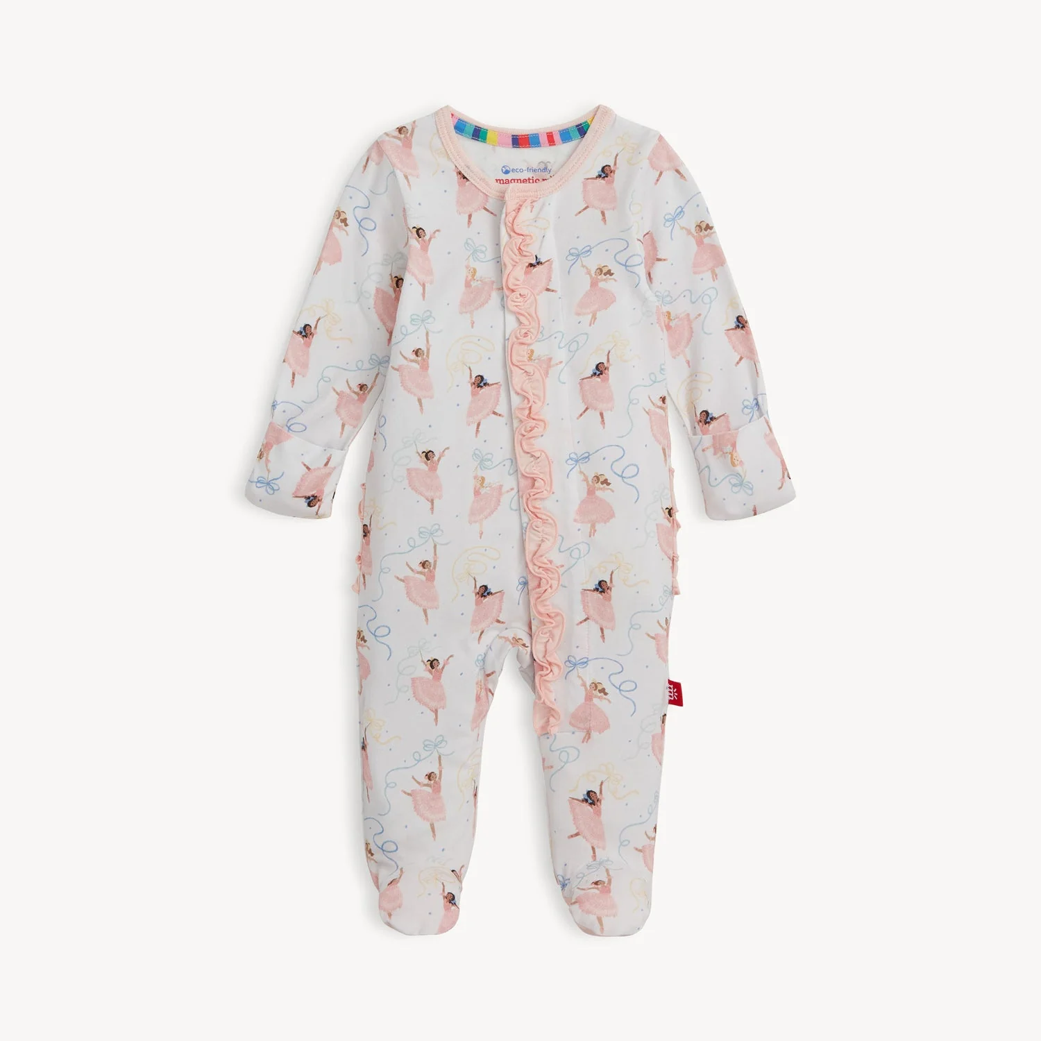 PRETTY PLIES MAGNETIC FOOTIE W/ RUFFLES - Imagen 3