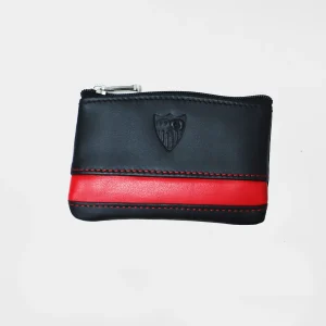 Monedero Sevilla FC negro piel