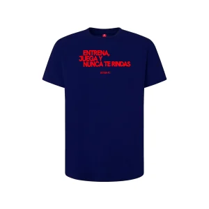 Camiseta negra Entrena y Juega 23/24 Niño