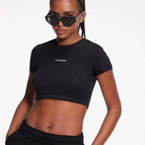 CAMISETA SKIN CROP | NEGRO