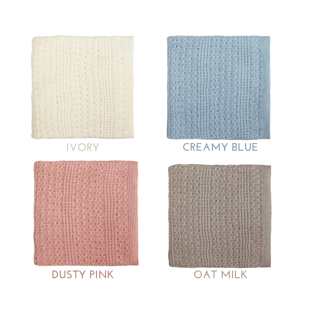 Manta tejida Patron Clasico