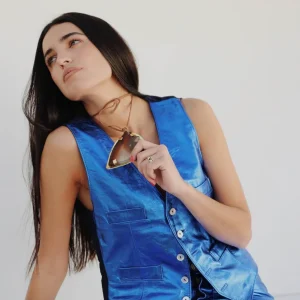 CHALECO SERRANO | AZÚL GALÁCTICO