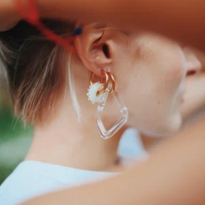 PENDIENTES DONAS WHITE