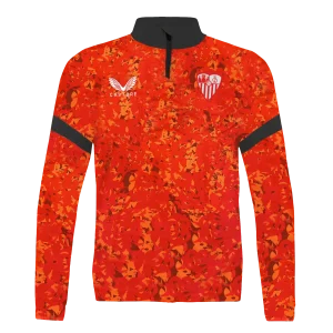 Sudadera roja prematch adulto 24/25