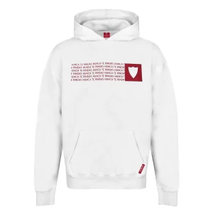 Sudadera blanca Nunca te rindas 24/25 Unisex