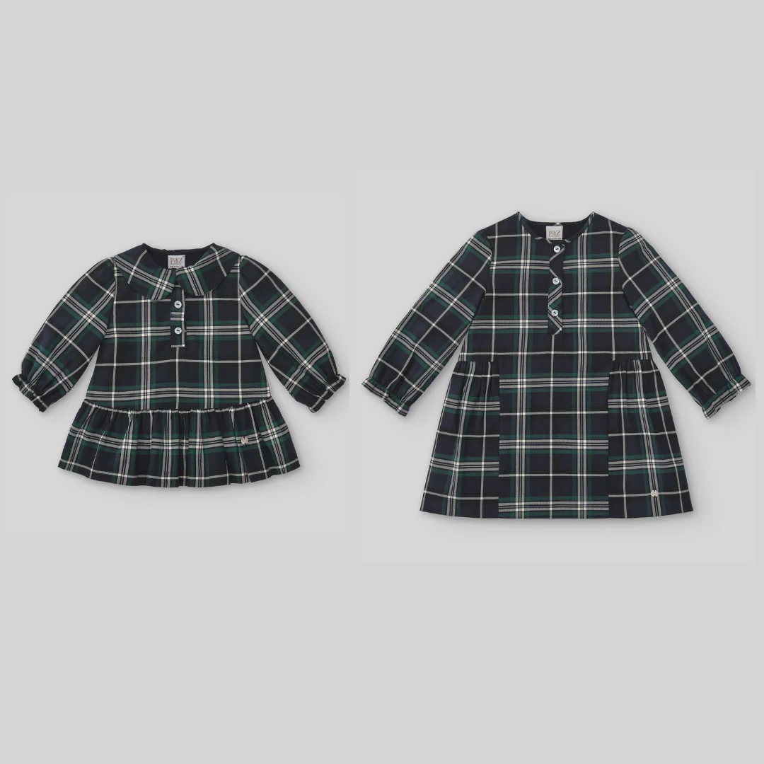 VESTIDO CUADROS "TEATRO"