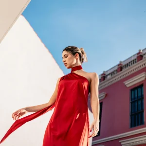 Vestido Atenea - Rojo