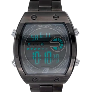 Reloj Nu Nordic Digital Caja Octagonal Extensible Metal Para Caballero