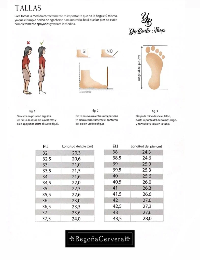 Zapato de flamenco M08 TRES CORREAS de Begoña Cervera - Imagen 9