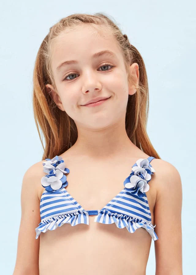 Bikini flores 3d royal - Imagen 4