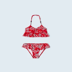 Bikini volante lazo rojo