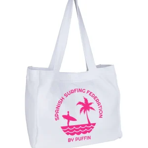 Bolsa Blanca - Fucsia