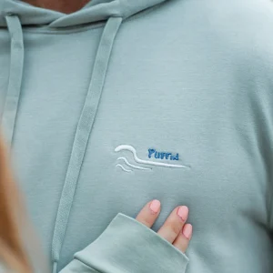 Hoodie Verde Agua