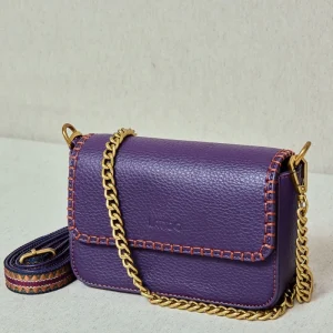 BOLSO MIDI CON RIBETE CROCHÉ