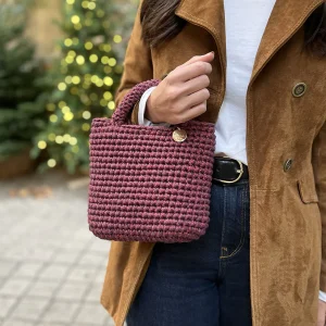 BOLSO CAMILA CINTA | BURDEOS