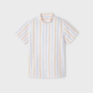 Camisa m/c rayas mango