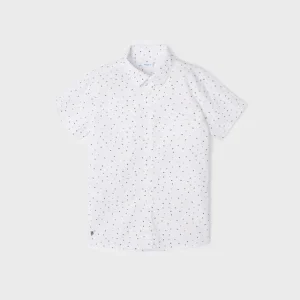 Camisa m/c microestampada puntitos