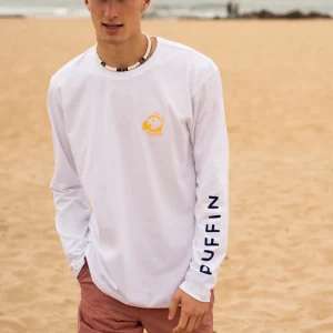 Camiseta de Manga Larga Blanca