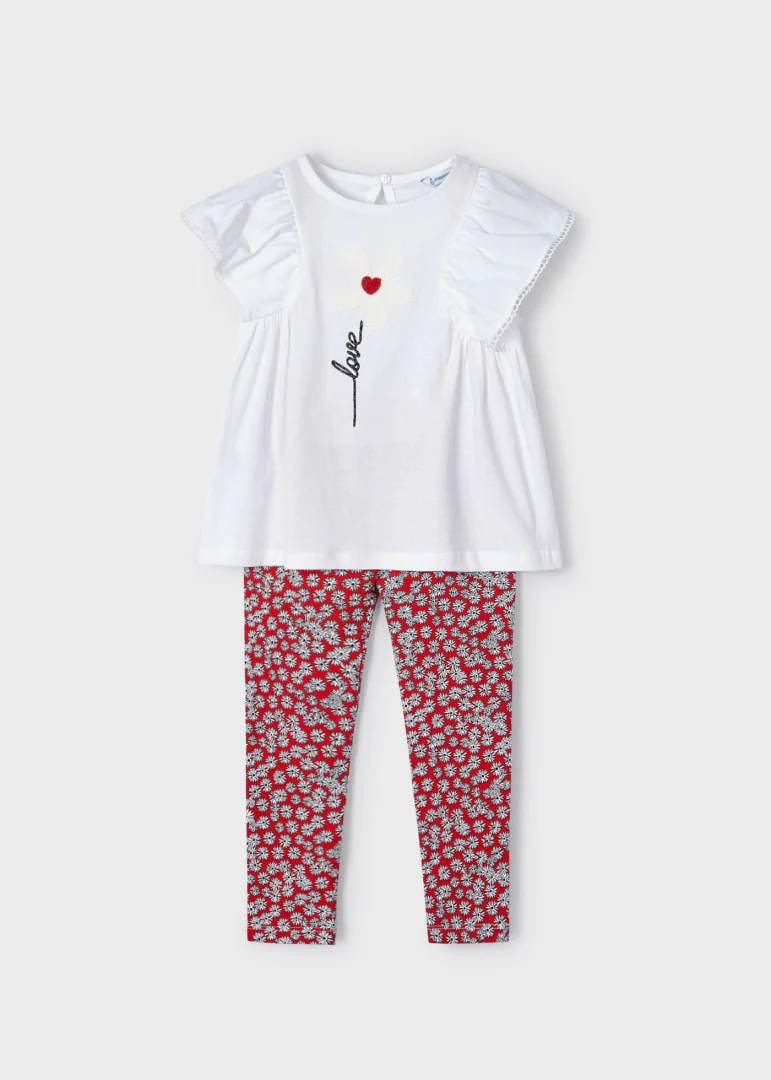 Conj. leggings estampado love