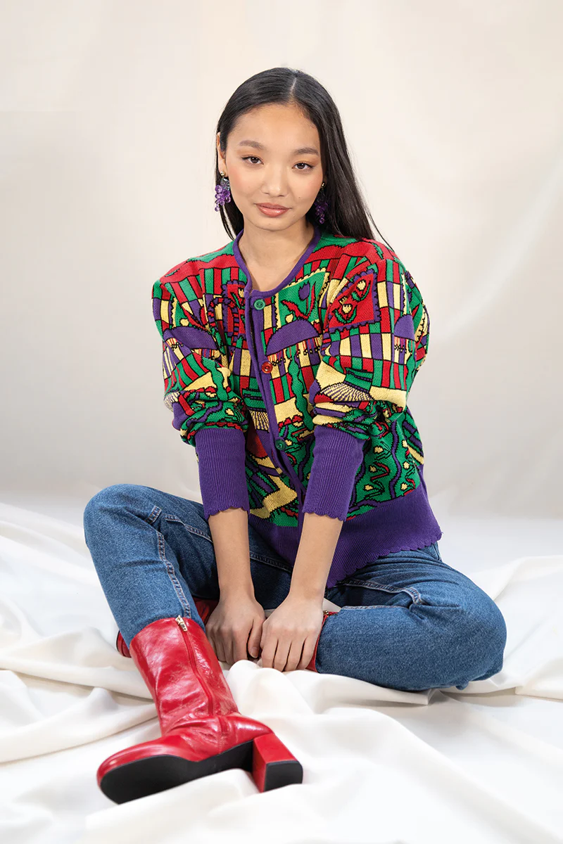 CARDIGAN CROQUIS | VIOLET - Imagen 5