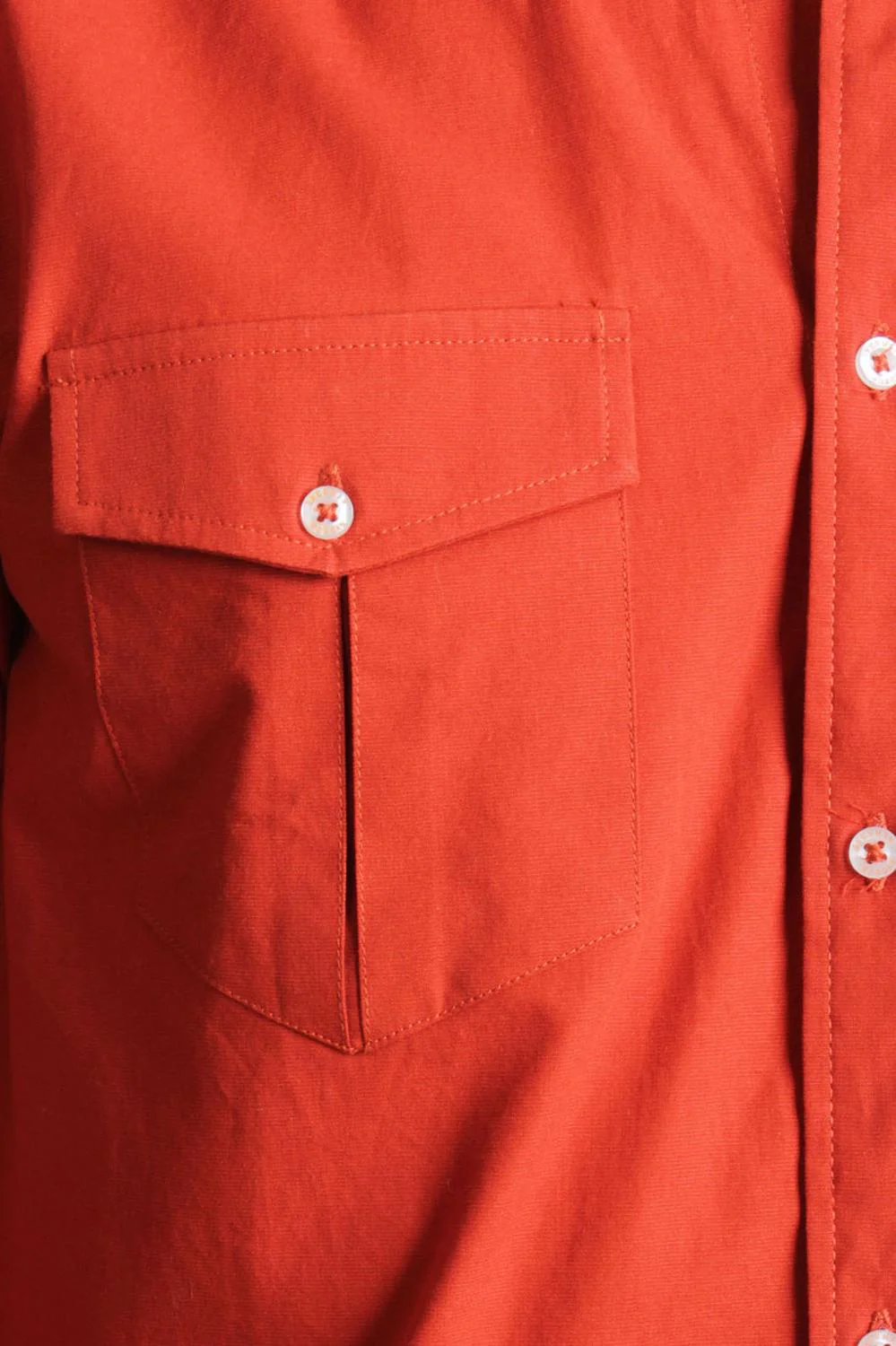 Camisa lisa manga larga con bolsillos 025019000014 - Imagen 4