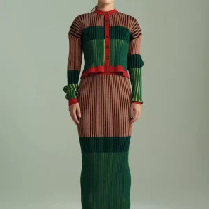 FALDA BELADA | GREEN AND RED