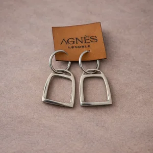 Estribo Earrings - Plata