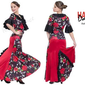 FALDA FLAMENCO EF305 PERSONALIZADA Happy Dance