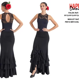 FALDA FLAMENCO EF339 PERSONALIZADA Happy Dance