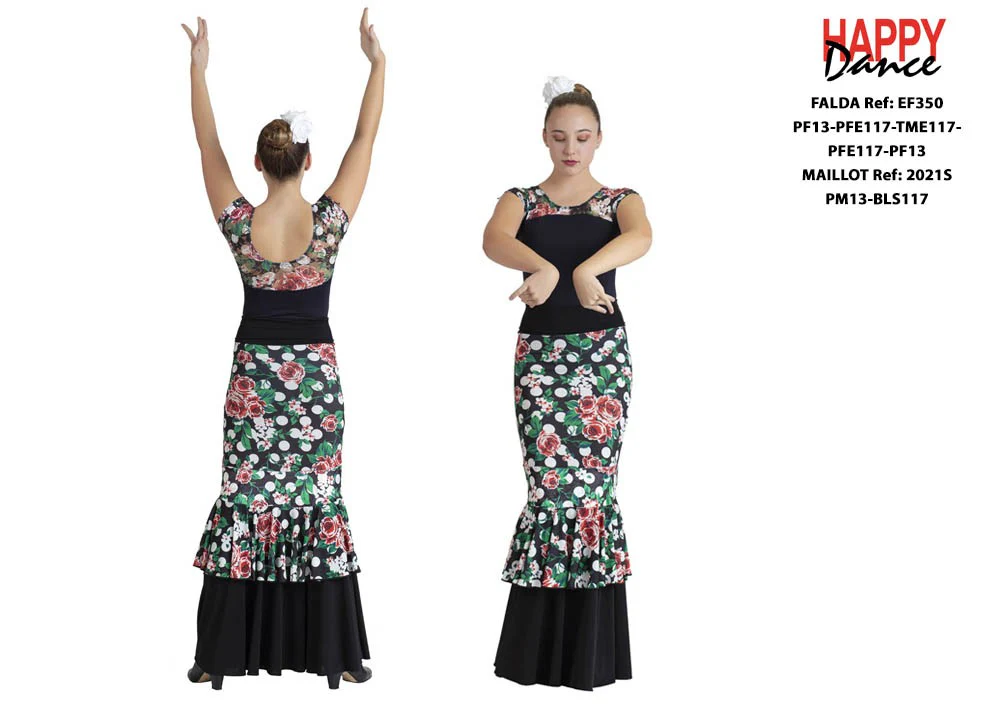 FALDA FLAMENCO EF350 PERSONALIZADA Happy Dance - Imagen 6