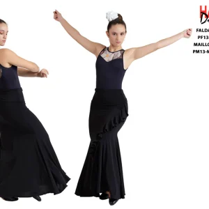 FALDA FLAMENCO EF377 PERSONALIZADA Happy Dance