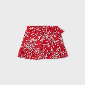 Falda pareo punto rojo