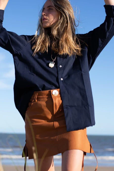 FALDA CRAWFORD MINI - CAMEL - Imagen 6