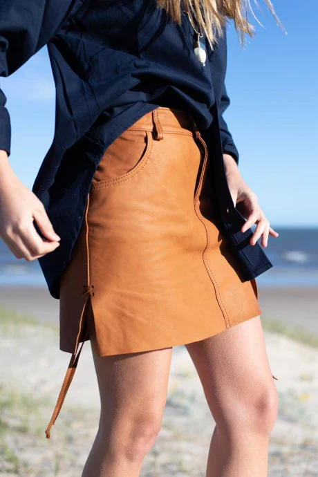 FALDA CRAWFORD MINI - CAMEL - Imagen 4