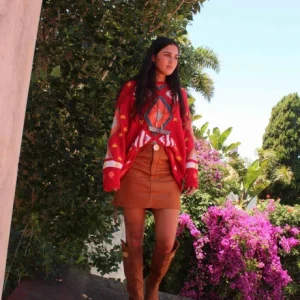 FALDA CRAWFORD MINI  - CAMEL