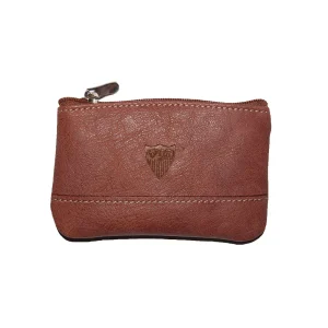 Monedero Sevilla FC marrón piel