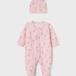 Mameluco papalote c/gorro rosa