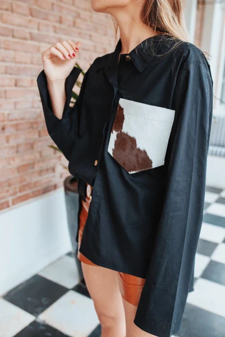 CAMISA POCKET | NEGRA - Imagen 3