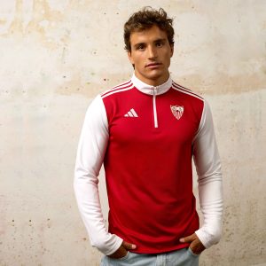 Sudadera roja prematch adulto 25/26