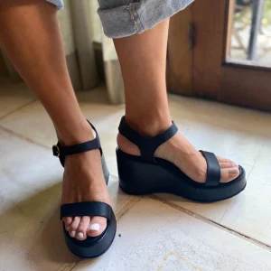 SANDALIA ELEGANTE SPORT | NEGRO