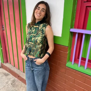 TOP CHALECO TAYRONA VERDE